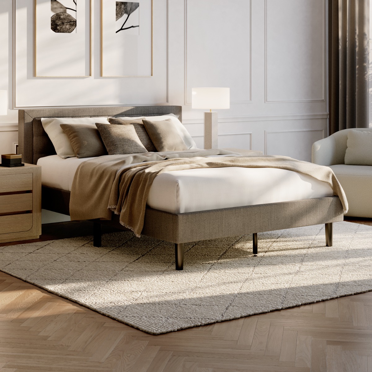 Complete bed frame and mattress online