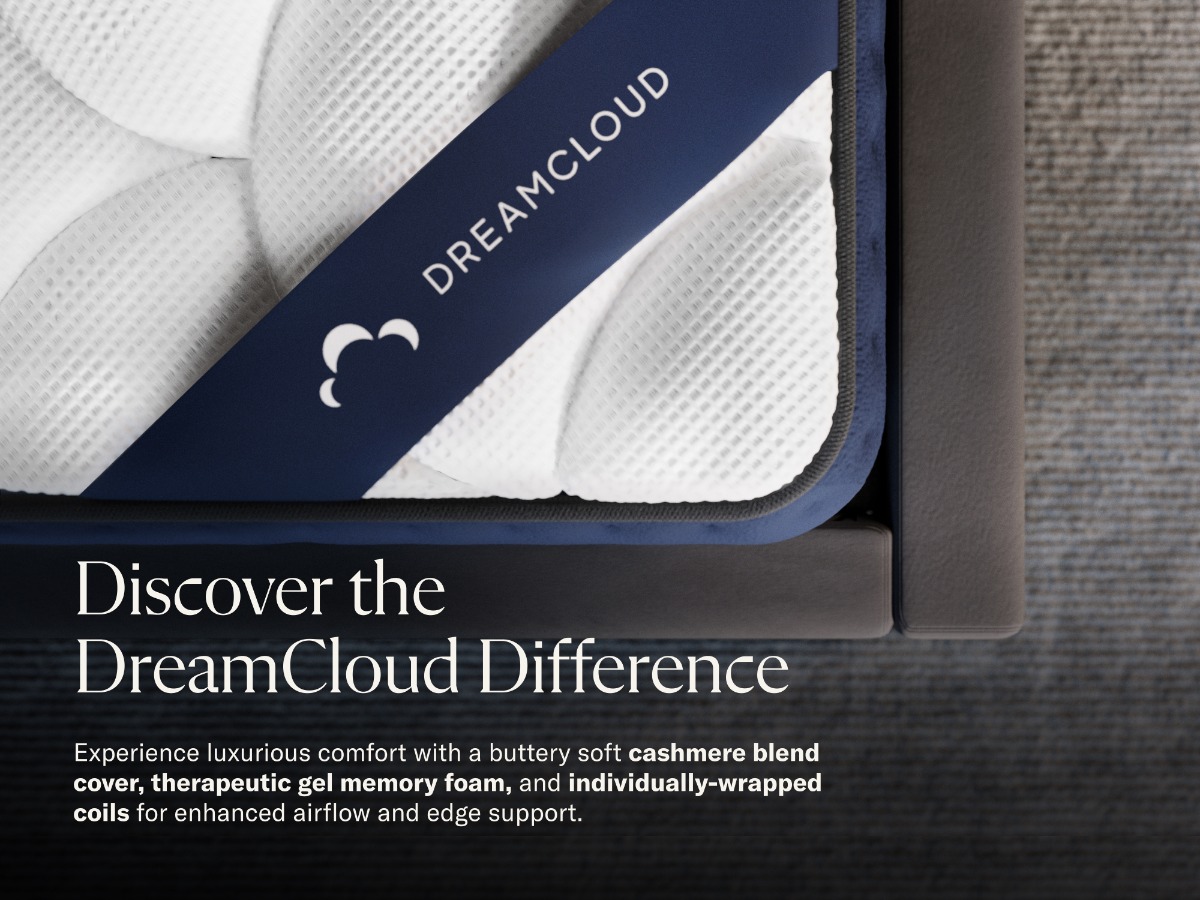 DreamCloud Hybrid Luxury Mattress | 365-Night Trial, Forever Warranty